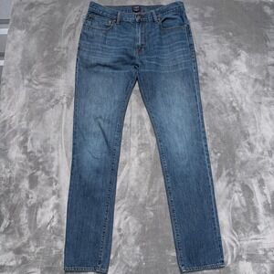 J.Crew The Driggs Jeans Mens 32x34 Blue Slim Fit 100% Cotton C9885 Denim Pants